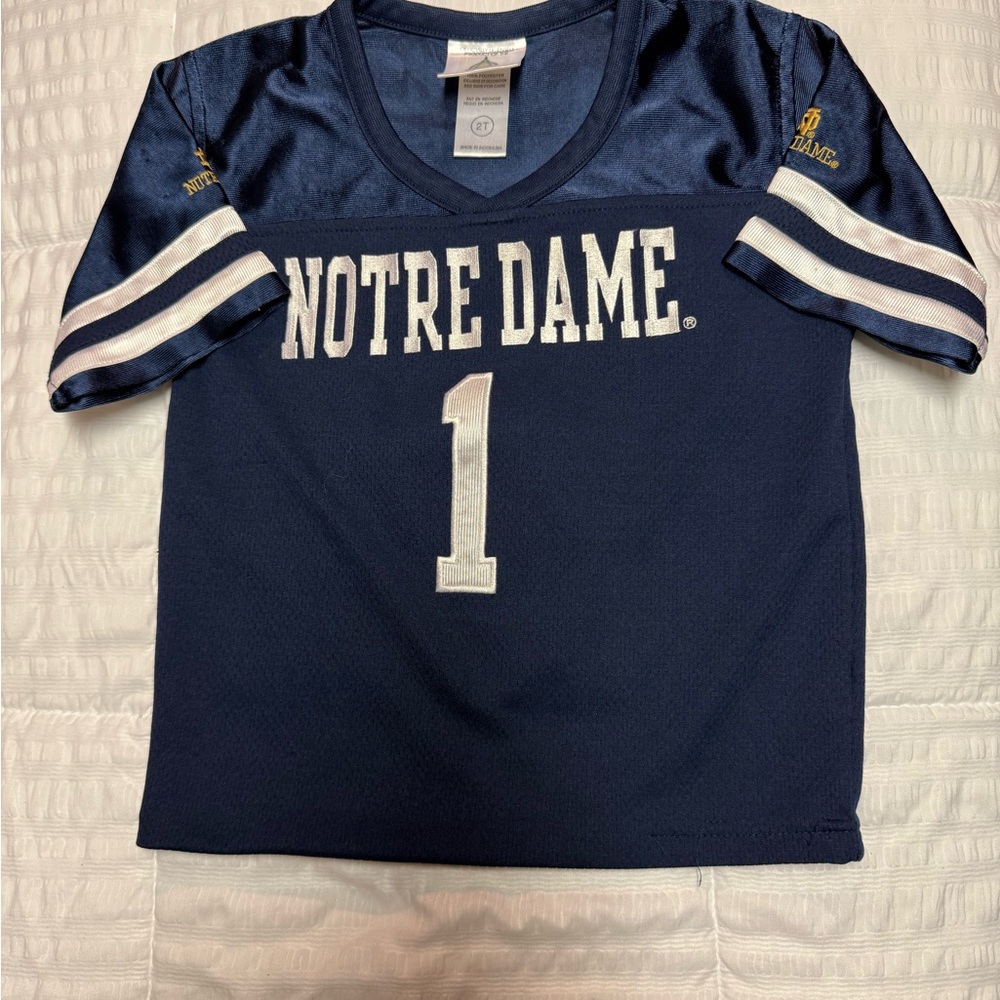 Champion Kids Navy Blue Notre Dame Jersey